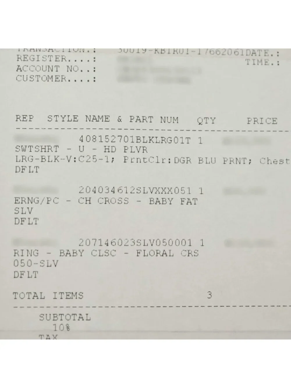 Chrome Hearts product name